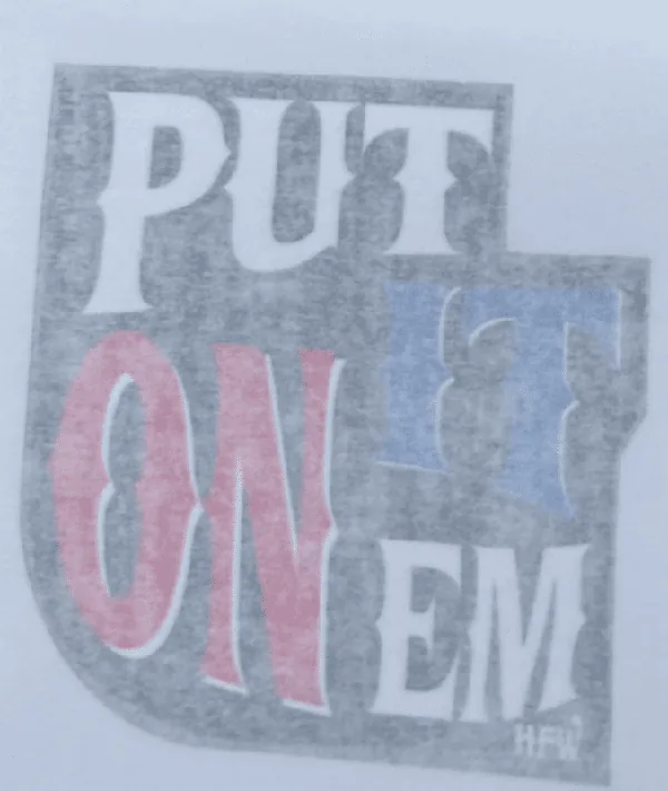 Decal - Put It On Em - back