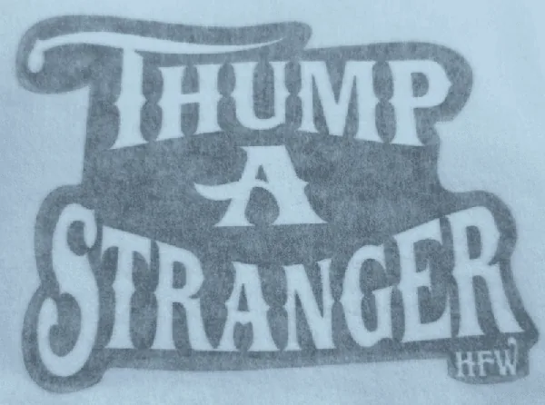 Decal - Thump a Stranger - back