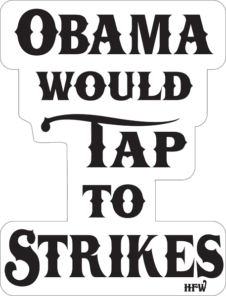 Obama Tap sticker